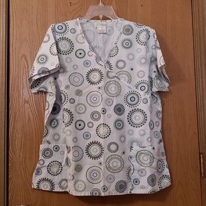 Womens E. Libby Scrub Top